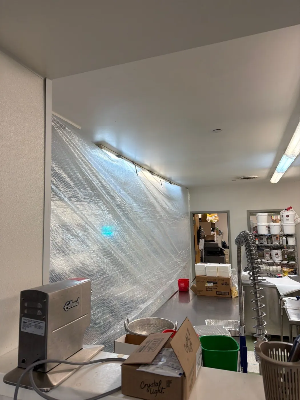 After-hours dry-out at Fortville commercial property