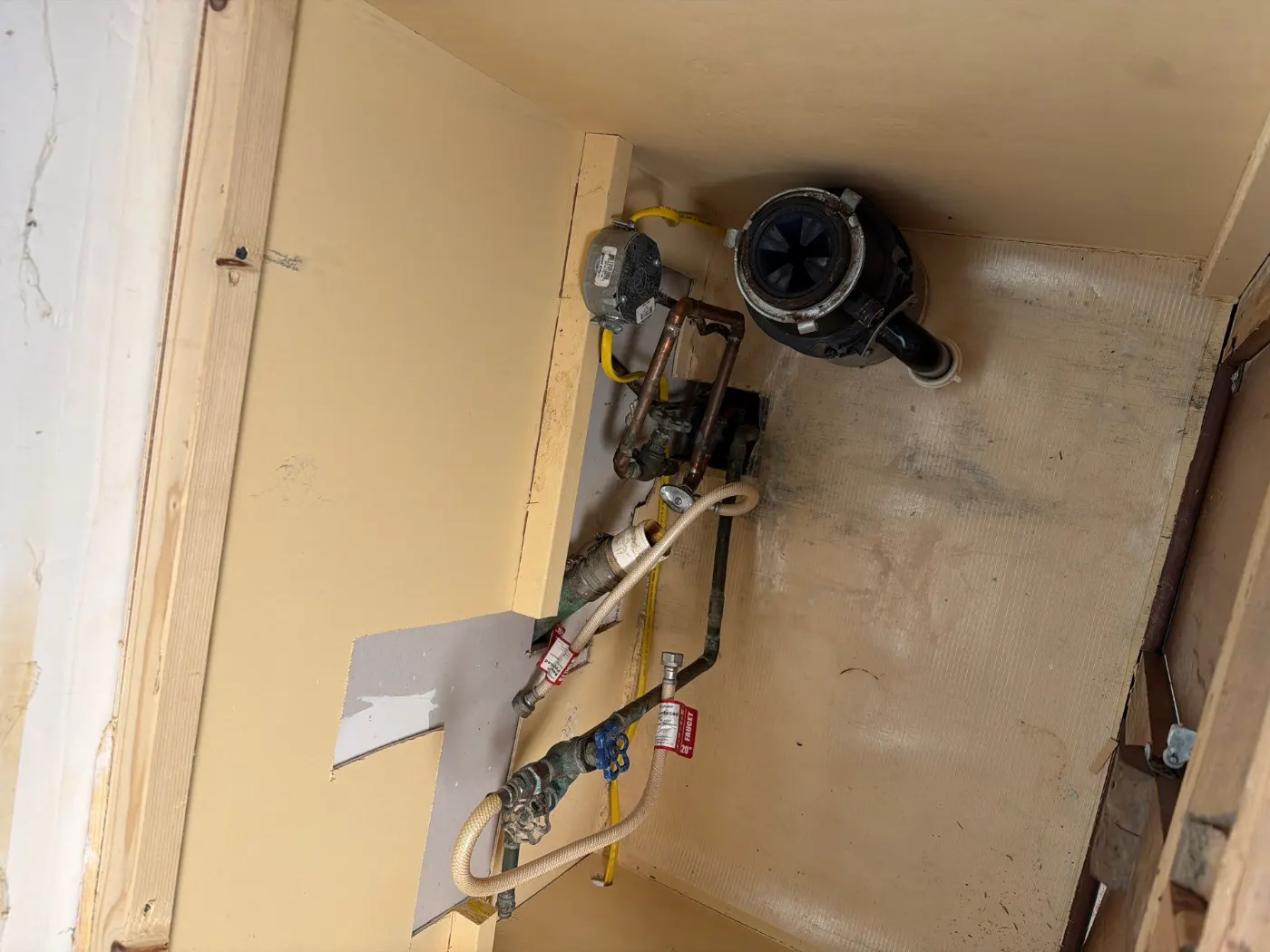 Certified restoration crew at work on Fortville residence